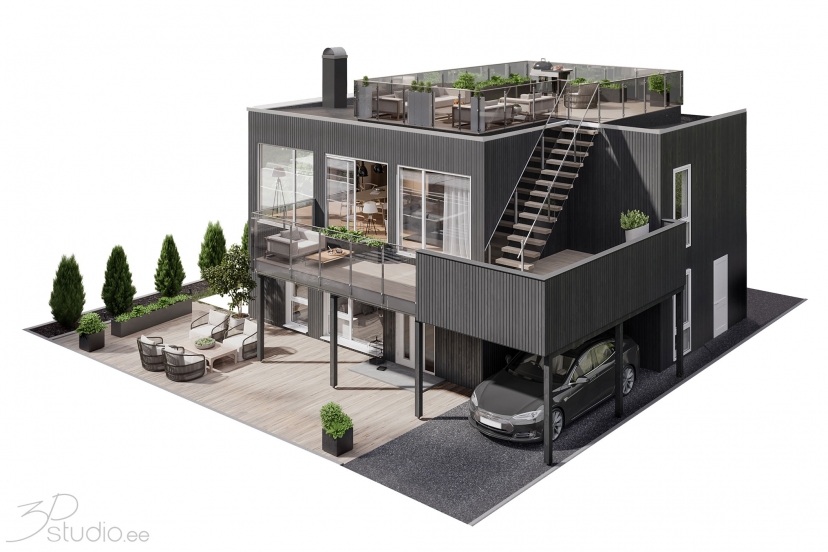 Produtos, 3d, imagens, visualizacao, em, tornar, arquitetura